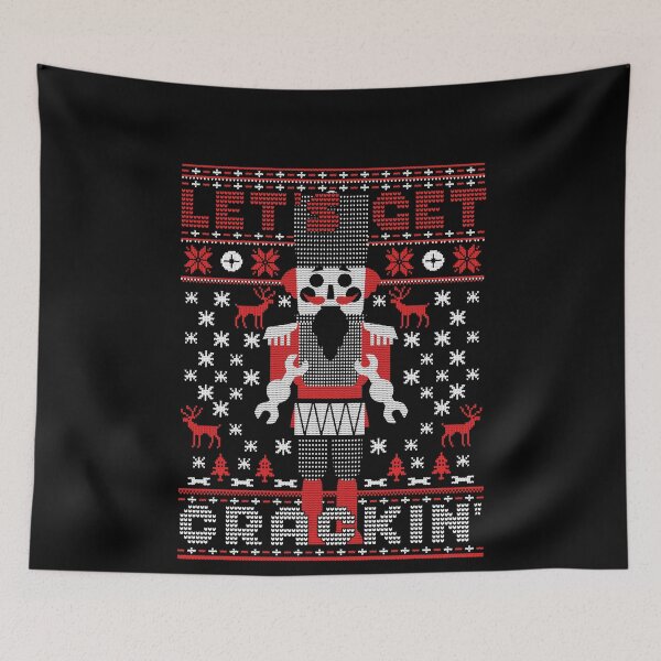 Item preview, Let's Get Crackin Funny Nutcracker Ballet Ugly Christmas designed and sold by MintedFresh.