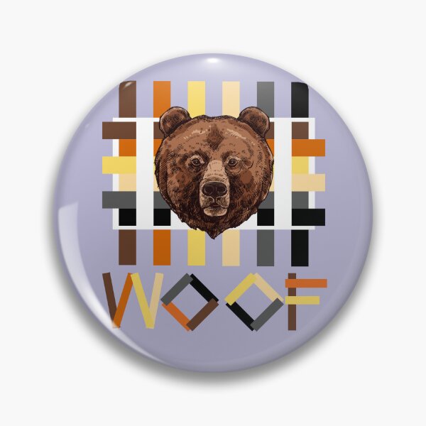 Item preview, WOOFZ® Gay Bear Flag Colors Woof T-shirt Hat Cap. designed and sold by woofz.