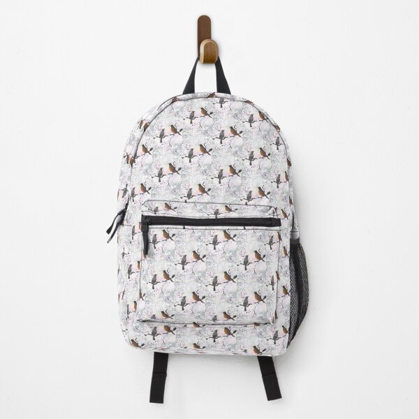 Item preview, Robins in the Cherry Blossoms designed and sold by Sally peckham.