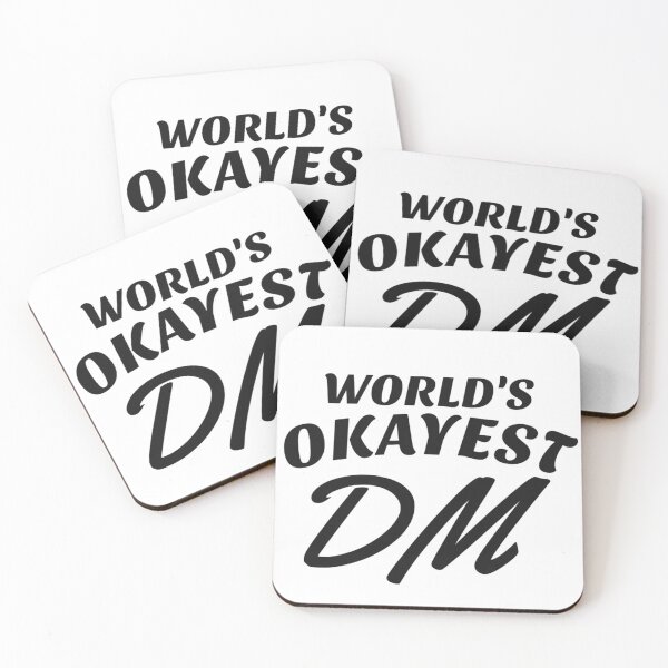 Item preview, World's Okayest DM designed and sold by Emerald Makes.