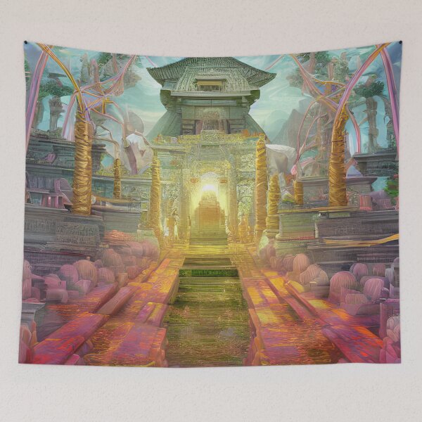 Item preview, 111722ai5 Laughing Temple Within You designed and sold by Campbell Gallery.