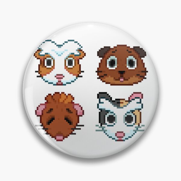 Item preview, Pixel Guinea Pig Gang  designed and sold by doodledate.