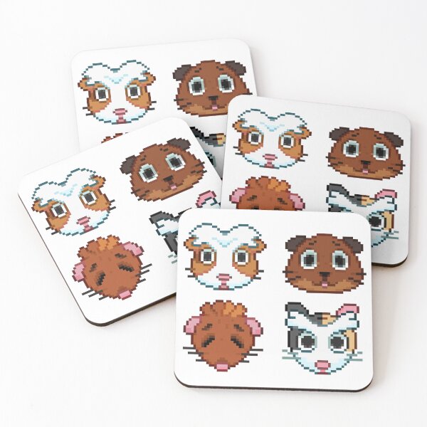 Item preview, Pixel Guinea Pig Gang  designed and sold by doodledate.