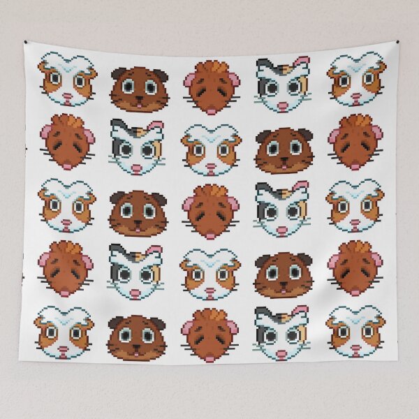 Item preview, Pixel Guinea Pig Gang  designed and sold by doodledate.