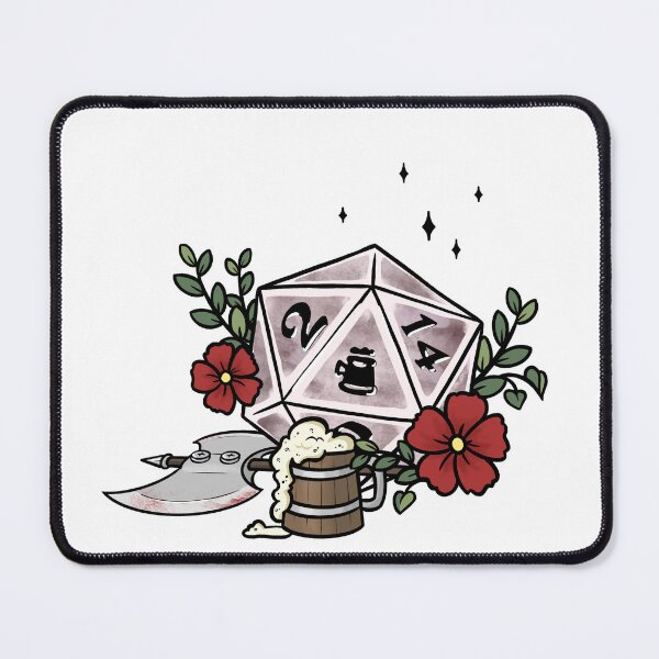 Item preview, Grog Strongjaw d20 Dice Black Sparkles designed and sold by asiboe.