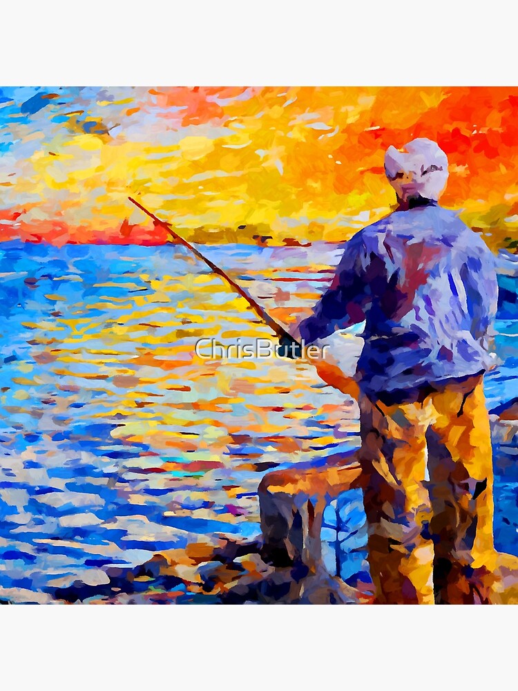 Fishing Art Board Print for Sale by ChrisButler