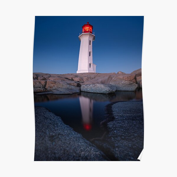 Peggys Cove Lighthouse Poster