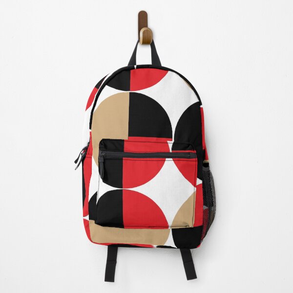 Item preview, Color Block Circles - Black, Red, and Tan designed and sold by pillarGPX.