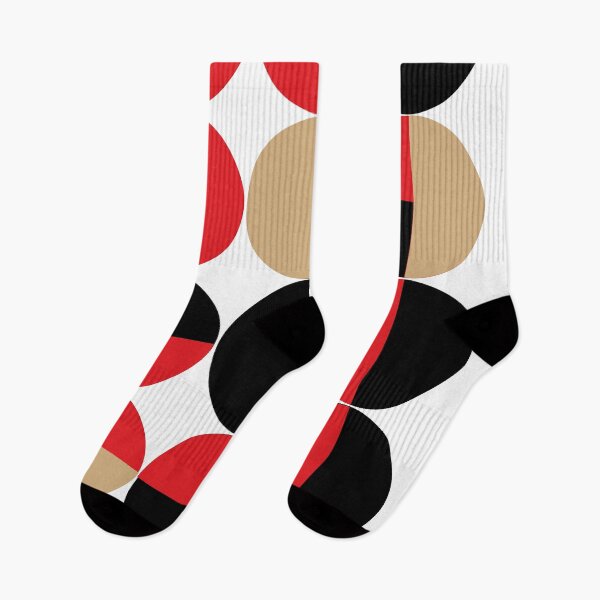 Item preview, Color Block Circles - Black, Red, and Tan designed and sold by pillarGPX.