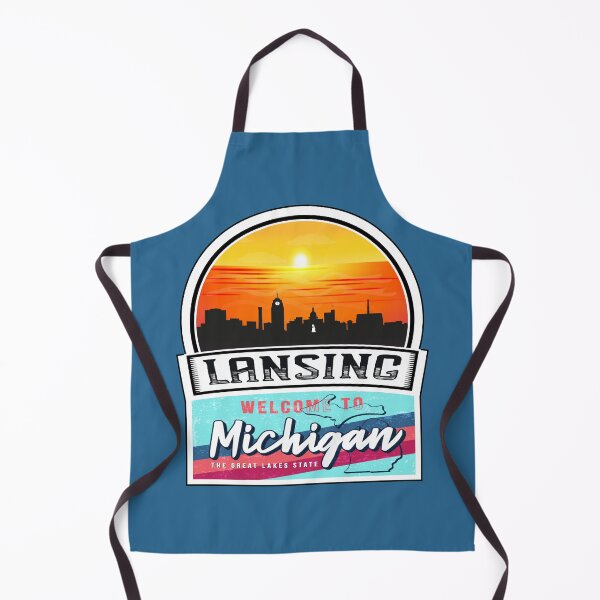 Item preview, Lansing, Welcome to Michigan, The Great Lakes State | Michigan State and Cities Series -32 designed and sold by WorldStateArt.