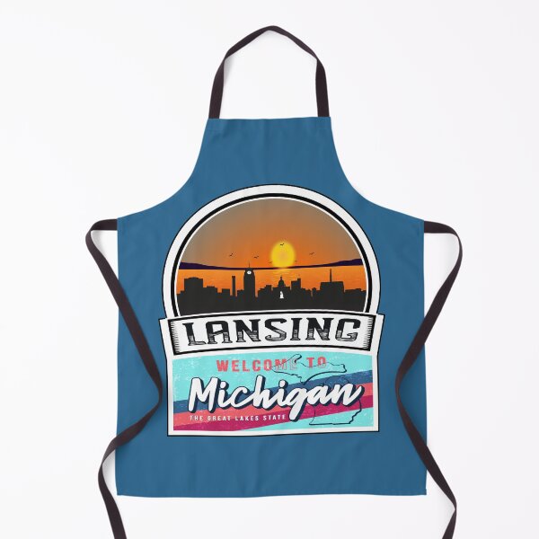 Item preview, Lansing, Welcome to Michigan, The Great Lakes State | Michigan State and Cities Series -36 designed and sold by WorldStateArt.