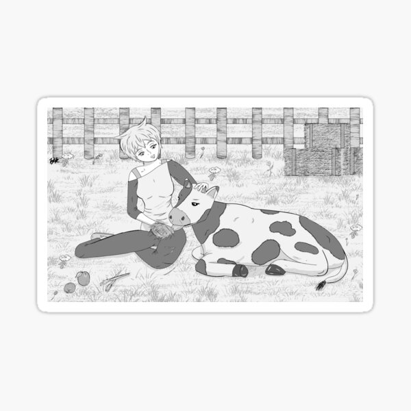 I like cows  Sticker