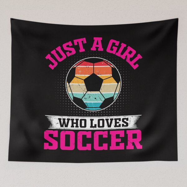 Item preview, Just a Girl Who Loves Soccer Go USA! designed and sold by netdota.