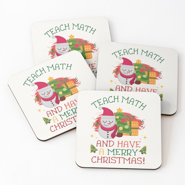 Item preview, Math Teacher Merry Christmas designed and sold by myspookycuties.