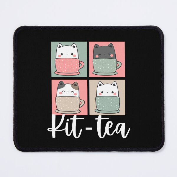 Item preview, Kit-tea kitty colorful kitty cats in tea cups designed and sold by JoeyGrace.