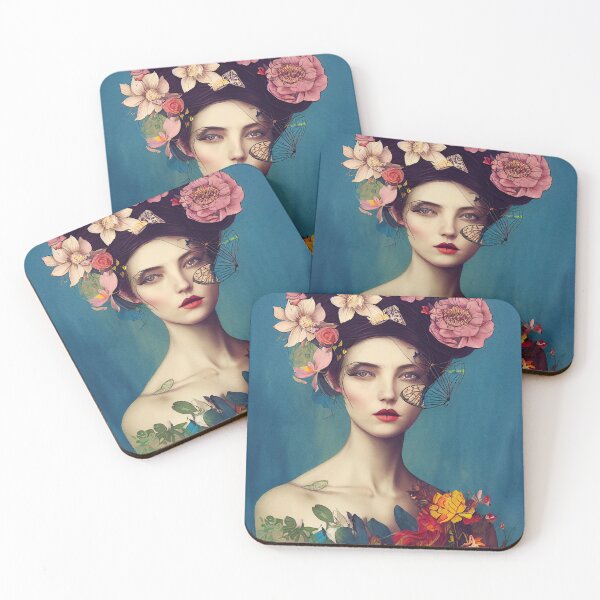 Item preview, Floral Plus Butterfly designed and sold by Robin Morgan.