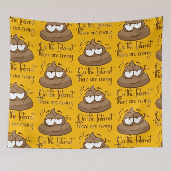 Item preview, There's a lot of free poop on the internet. designed and sold by Elnica.