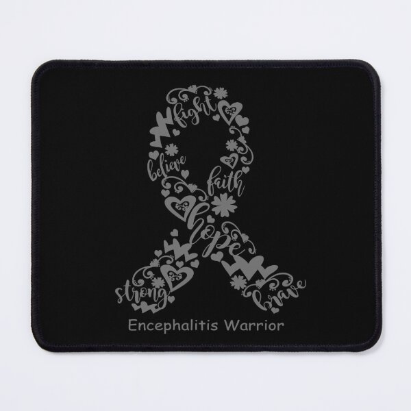 Item preview, Encephalitis Warrior - Encephalitis Ribbon Strong Hope Believe Fight Faith Brave designed and sold by CansellBar.
