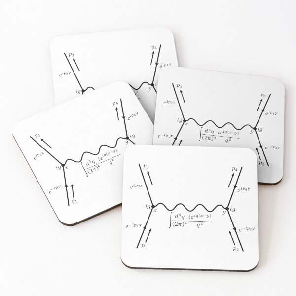 Item preview, Feynman Diagram, quantum field theory and particle physics designed and sold by ScienceCorner.
