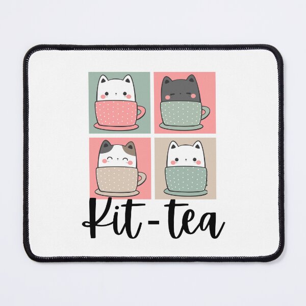 Item preview, Kit-tea kitty colorful kitty cats in tea cups pop art designed and sold by JoeyGrace.