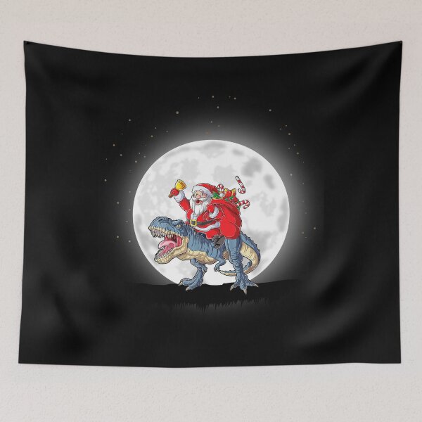 Item preview, Santa Dinosaur T rex Christmas Xmas Squad designed and sold by Ibu83.