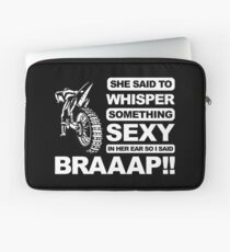 Cool Dirt Bike, Braaap!!! Laptop Sleeve