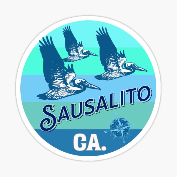 Item preview, Sausalito California Pelican Flight designed and sold by Destination88.