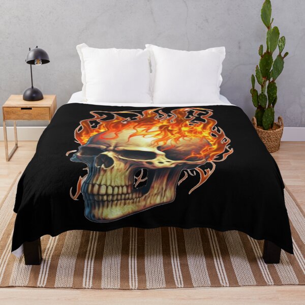 Item preview, Fire Skull #3 designed and sold by Hellbent Media.