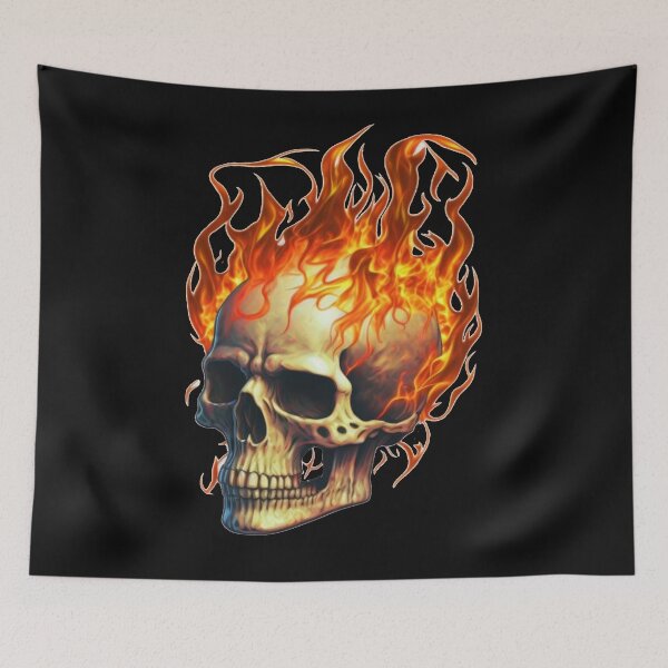 Item preview, Fire Skull #3 designed and sold by Hellbent Media.