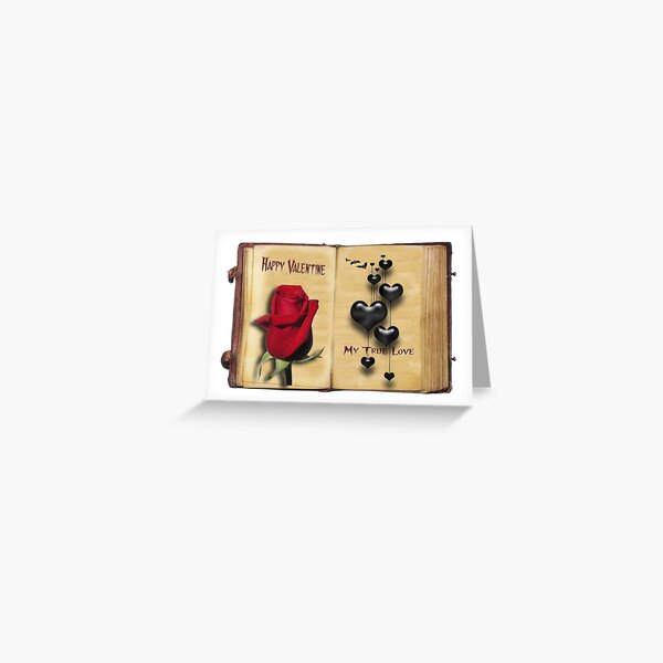 Happy Valentine - My True Love Greeting Card