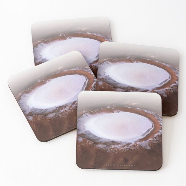Item preview, Mars Korelev Crater ultra-HD perspective view! designed and sold by Pablo Carlos Budassi.
