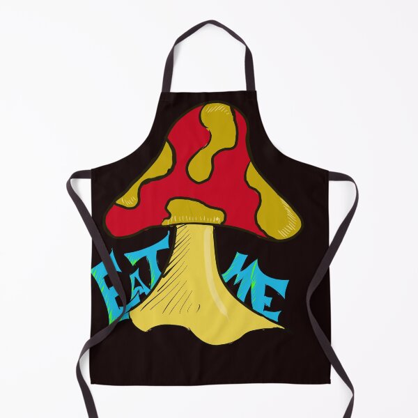 Item preview, mushroom eat me sticker designed and sold by winfredsDesigns.