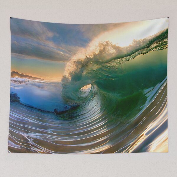 Item preview, Riding a wave in Santa Cruz designed and sold by mikecosper.