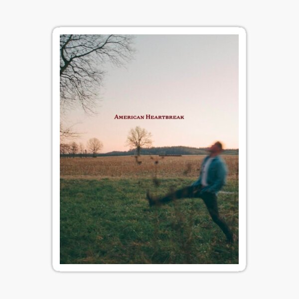 "American Heartbreak Album Cover" Sticker for Sale by ADivis11 | Redbubble