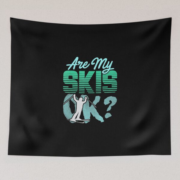 Item preview, Are My Skii Okay Humor Skiing Winer Spor Racerback Tank Top designed and sold by Celestiallove.