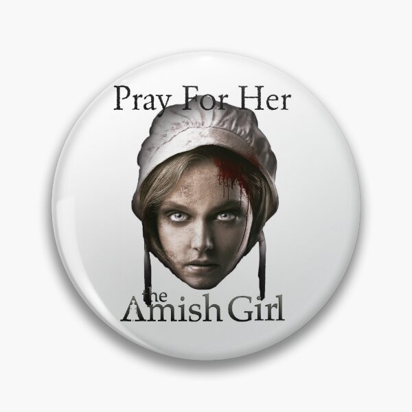Item preview, Pray For Her - The Amish Girl - black logo designed and sold by erniewriter.