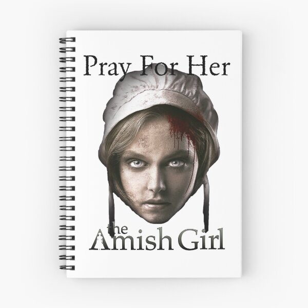 Item preview, Pray For Her - The Amish Girl - black logo designed and sold by erniewriter.