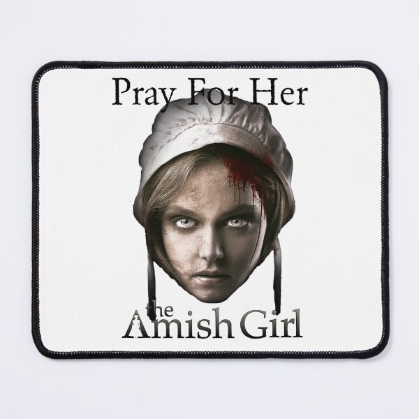 Item preview, Pray For Her - The Amish Girl - black logo designed and sold by erniewriter.