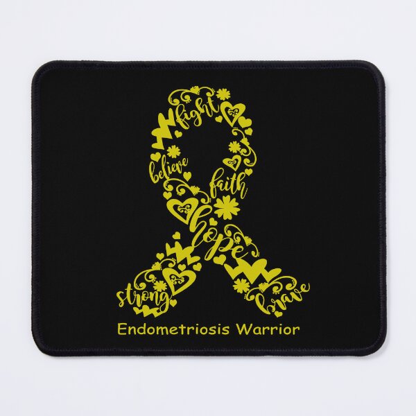 Item preview, Endometriosis Warrior - Endometriosis Ribbon Strong Hope Believe Fight Faith Brave designed and sold by CansellBar.