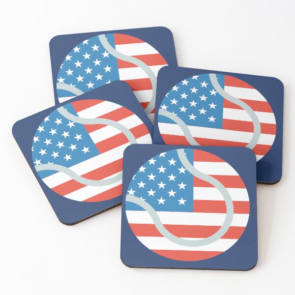 Item preview, United States of America Tennis Ball designed and sold by Sports-Stickers.