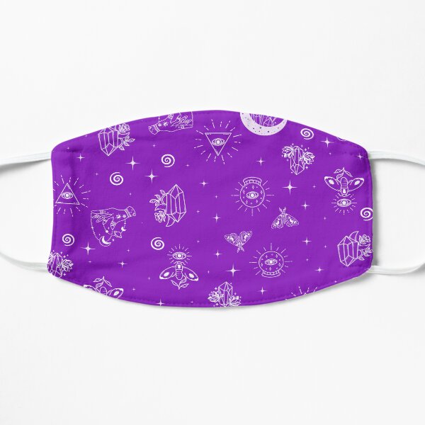 Purple Witchy Flat Mask