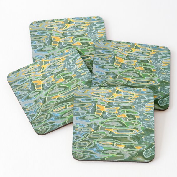Item preview, green water circles designed and sold by Esther Frieda.
