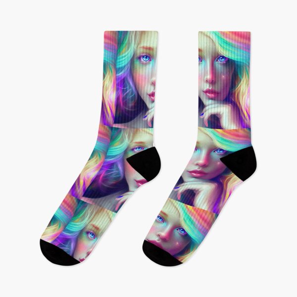 Item preview, girl reflecting many colors designed and sold by Dicoart.