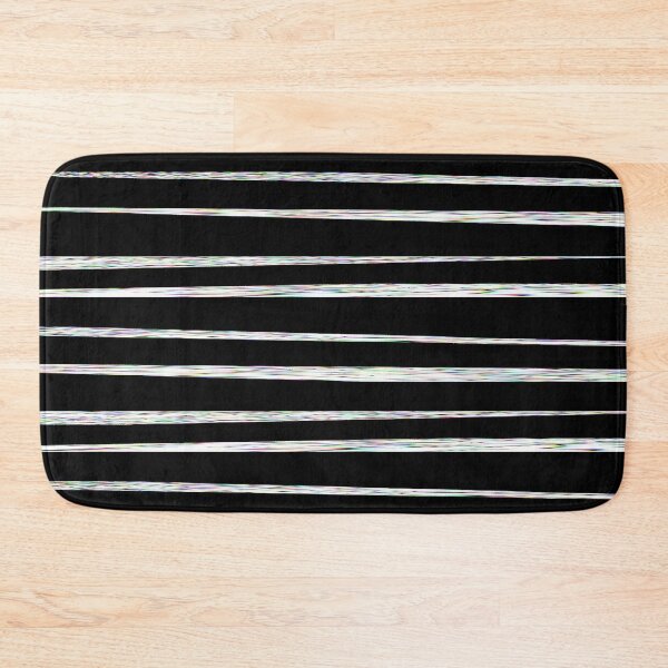 Item preview, black white noise stripes designed and sold by frauenbrauen.
