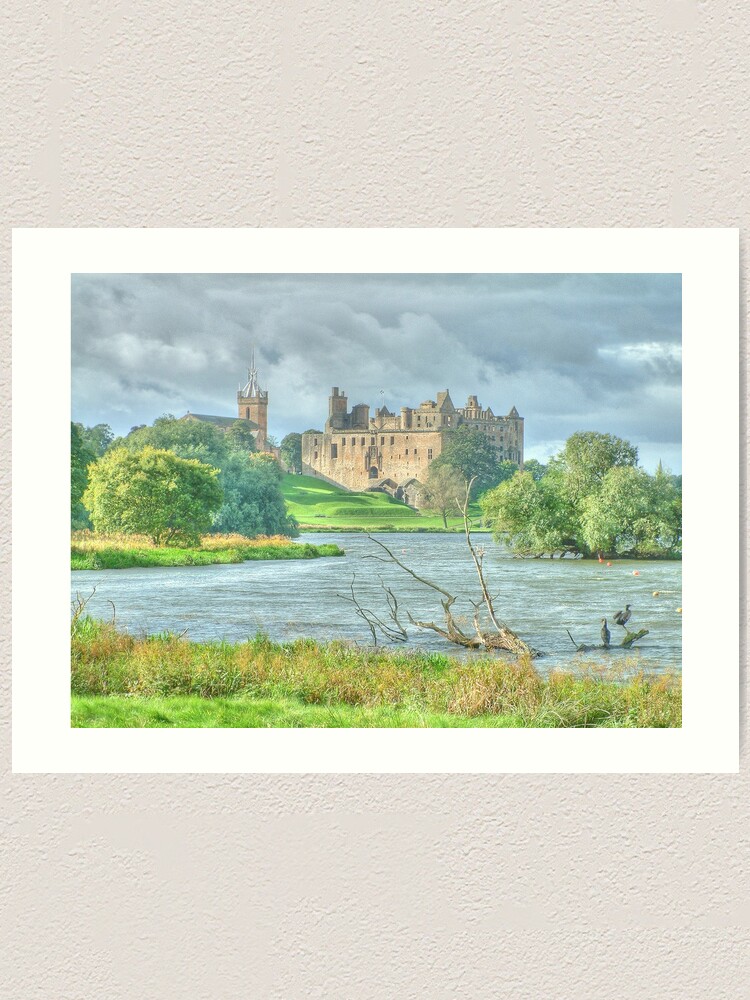 Alternate view of Linlithgow Palace HDR ( Wentworth Prison in Outlander TV series ) Art Print