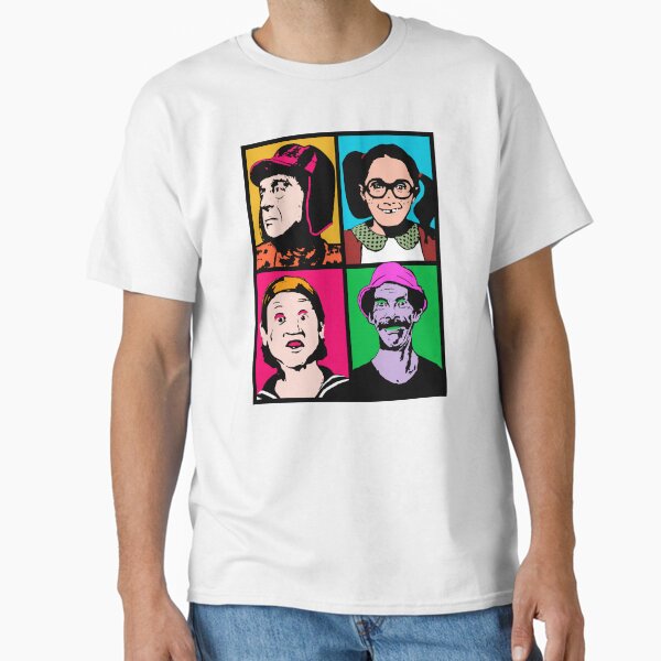 Vista previa del artículo con la obra «El Chavo, Don Ramón, Chilindrina y Quico - Popart», diseñado y vendido por Groenendijk.