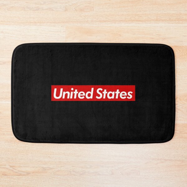Item preview, United States - White Text / Red Background designed and sold by PEK1787.