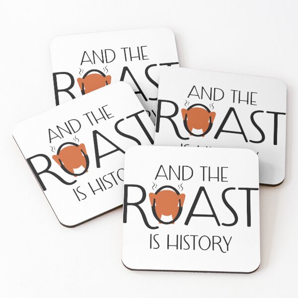 Item preview, And the Roast is History Thanksgiving Graphic Design designed and sold by QuanJewelry.