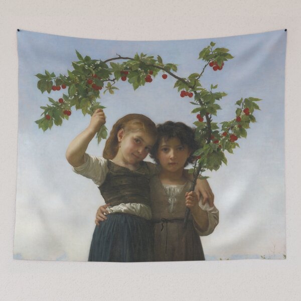Item preview, The Cherry Branch | William Bouguereau | 1881 French Nursery Art designed and sold by CJET.