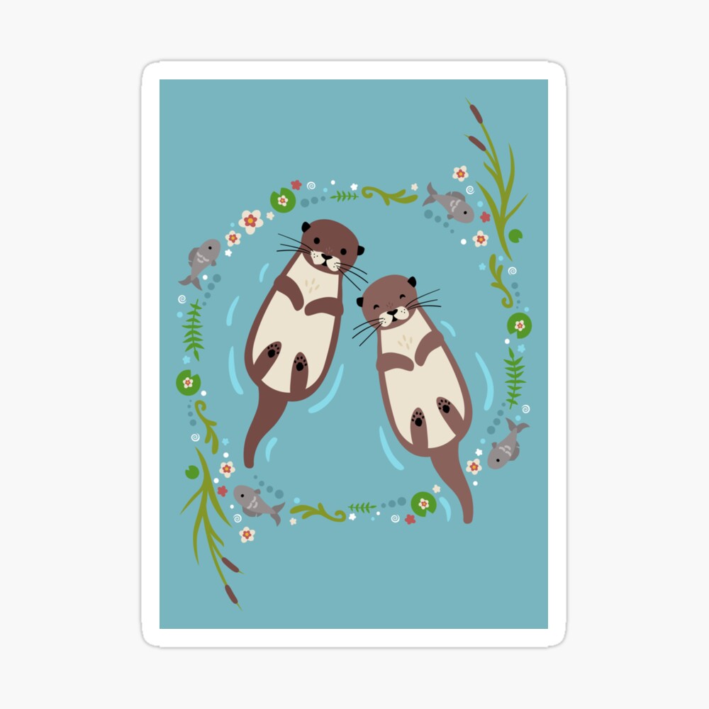 To My Significant Otter - Unique Anniversary Card - Victorian Print
